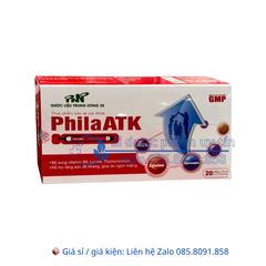 Siro PhilaATK giúp tăng sức đề kháng, giúp ăn ngon miệng hộp 20 ống