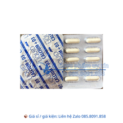 Viên uống Liquid Calcium+D3 giúp bổ sung calci, vitamin D3 giúp xương, răng chắc khỏe hộp 100 viên