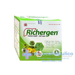 Siro Richergen Thanh Nhiệt Mát Gan Giúp bổ gan, giải độc gan, bảo vệ gan hộp 20 ống