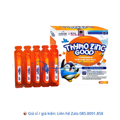 Siro Thymo ZinC Good giúp ăn ngon, giúp tăng cường sức đề kháng hộp 20 ống