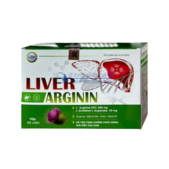Viên uống bổ gan Liver Arginin giúp thanh nhiệt, giải độc gan hộp 60 viên