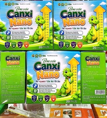 Siro Canxi Bonecare Nano MK7 Aquamin F Sữa Non Yến Sào giúp bổ sung canxi, chắc khoẻ xương hộp 20 ống