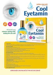 (Mua Sỉ Liên Hệ Zalo) Dưỡng sáng mắt Dr.pretty eyes Cool Eyetamin giúp bổ sung vitamin, dưỡng chất, dưỡng ẩm cho mắt, tăng cường thị lực hộp 15 ml