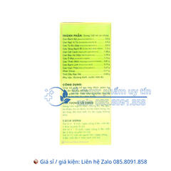 Siro Ích Phế ATK giúp bổ phế, hỗ trợ tiêu đờm, giảm họ làm ấm đường hô hấp hộp 100 ml