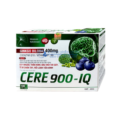 Viên uống Cere 900 - IQ giúp hoạt huyết, tăng tuần hoàn máu hộp 100 viên
