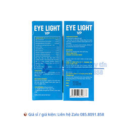 Viên uống bổ mắt Eye Light VP giúp cải thiện thị lực, giảm các biểu hiện khô mắt, mỏi mắt, giảm nguy cơ thoái hóa điểm vàng hộp 30 viên