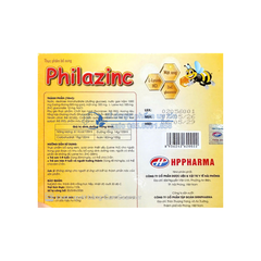 Siro Philazinc giúp ăn ngon, nâng cao sức đề kháng hộp 20 ống