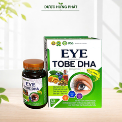 Viên uống bổ mắt Eye Ruby Omekid Tobe DHA giúp tăng cường thị lực, giảm các triệu chứng khô mắt, mỏi nhìn mờ hộp 60 viên