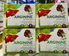(Mua Sỉ Liên Hệ Zalo) Viên uống bổ gan Arginine Cà Gai Leo  giúp thanh nhiệt, giải độc gan hộp 60 viên