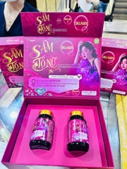 Viên uống Sâm Tố Nữ Diamond Gold hỗ trợ tăng cường nội tiết tố nữ Hộp 2 lọ x 30 viên