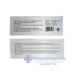 Trà Túi Lọc Cà Gai Leo Đông Trùng Hạ Thảo giúp thanh nhiệt mát gan hộp 60 gói