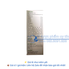 Viên Xoang Thảo Dược Sunshine giảm sổ mũi, ngạt mũi, đau nhức đầu do viêm mũi, viêm xoang hộp 30 viên