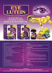 (Mua Sỉ Liên Hệ Zalo) Viên uống bổ mắt Eye Lutein giúp cải thiện thị lực, giảm các biểu hiện khô mắt, mỏi mắt, giảm nguy cơ thoái hóa mắt hộp 60 viên
