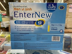(Mua Sỉ Liên Hệ Zalo) Men Vi Sinh Enter New giúp bổ sung lợi khuẩn đường ruột giảm rối loạn tiêu hóa hộp 20 ống