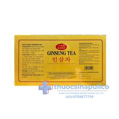 Trà nhân sâm Gold Kaoli Ginseng Tea Hộp 100 gói giúp tăng cường sức khỏe