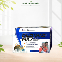 Viên uống Calcinano MK7 Plus giúp bổ sung canxi, giúp xương và răng chắc khỏe hộp 60 viên