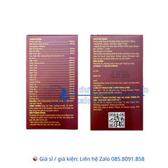 Viên uống Mãnh Lực Cordycep Plus++ giúp bổ thận, dưỡng huyết, cải thiện chức năng sinh lí hộp 30 viên