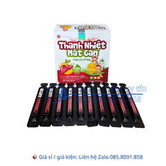 Siro Thanh Nhiệt Mát Gan Hakido PTA giúp thanh nhiệt, mát gan, giải độc gan hộp 20 ống