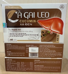 (Mua Sỉ Liên Hệ Zalo) Viên uống bổ gan Cà Gai Leo - Cucumin -  Xạ Đen giúp giải độc gan, bảo vệ gan hộp 60 viên