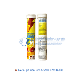 Viên Sủi Plusszs Energy giúp bổ sung vitamin giảm mệt mỏi lốc 10 tuýp x 20 viên