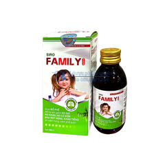 Siro Family Saco giúp bổ phế, hỗ trợ làm giảm ho gió, ho khan, ho có đờm, đau rát họng, khản tiếng do viêm họng, viêm phế quản hộp 100 ml