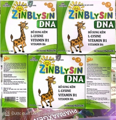 Siro Zin Blysin DHA giúp ăn ngon, tăng sức đề kháng hộp 20 ống