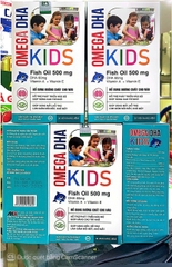 Viên uống bổ não Omega DHA Kids giúp phát triển não bộ, tăng trí nhớ hộp 30 viên