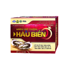 Viên uống Bổ Thận Hàu Biển giúp bổ thận, tráng dương,  hộp 60 viêntăng cường sinh lực và tăng cường sinh lý hộp 60 viên