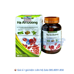 Viên uống Hạ An Đường giúp tăng cường chuyển hóa lượng đường trong máu, hỗ trợ cải thiện chỉ số đường huyết hộp 30 viên