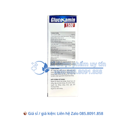 Viên uống Glucosamin 1500 giúp khớp vận động linh hoạt, ngừa thoái hoá khớp hộp 60 viên