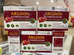 (Mua Sỉ Liên Hệ Zalo) Viên uống bổ gan Arginin B Complex Extra giúp giải độc gan và bảo vệ gan, hỗ trợ tăng cường chức năng gan hộp 60 viên