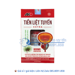 Viên uống Tiền Liệt Tuyến Extra giúp hỗ trợ hạn chế sự phát triển của u xơ, phì đại lành tính tuyến tiền liệt ở nam giới hộp 30 viên