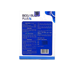 Men Biogabulin Plus giúp bổ sung lợi khuẩn, tăng cường tiêu hóa hộp 100 viên