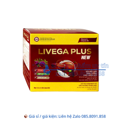 Viên uống bổ gan Livega Plus New giúp thanh nhiệt, giải độc gan, tăng cường chức năng gan hộp 60 viên
