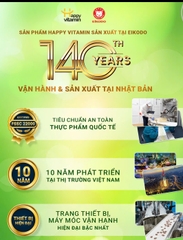 (Mua Sỉ Liên Hệ Zalo) Kẹo Mút Canxi & D3 Happy Vitamin Hương Xoài giúp bổ D3 và Canxi, tăng cường miễn dịch, phát trển chiều cao Dây 10 chiếc x 30g