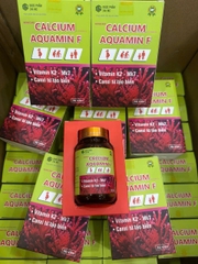 (Mua Sỉ Liên Hệ Zalo) Viên uống bổ cung canxi Bonecare Calcium & Vitamin D3 Aquamin F giúp hỗ trợ xương và răng chắc khỏe hộp 30 viên