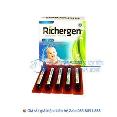 Siro Richergen Thanh Nhiệt - Mát Gan giúp bổ gan, thanh nhiệt, mát gan, bảo vệ gan hộp 20 ống