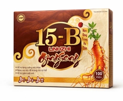 (Mua Sỉ Liên Hệ Zalo) Viên uống bổ sung vitamin cho cơ thể Vitamin 15-B Ginseng - Linzhi giúp tăng đề kháng, giảm mệt mỏi hộp 60 viên