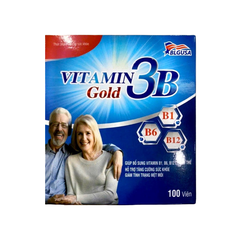 Viên uống Vitamin 3B Gold tăng cường sức khỏe, giảm tình trạng mệt mỏi hộp 100 viên
