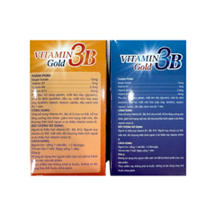 Viên uống Vitamin 3B Gold tăng cường sức khỏe, giảm tình trạng mệt mỏi hộp 100 viên