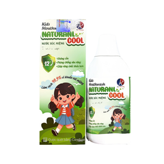 Kids Mouthwash Naturanl Nước Súc Miệng Thảo Dược Cool giúp hàm răng chắc khỏe hộp 250 ml