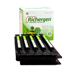 Siro Richergen Thanh Nhiệt Mát Gan Giúp bổ gan, giải độc gan, bảo vệ gan hộp 20 ống