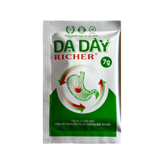 Dạ Dày Richer giúp giảm acid dịch vị, giúp bảo vệ dạ dày, giảm viêm loét dạ dày, tá tràng hộp 10 gói