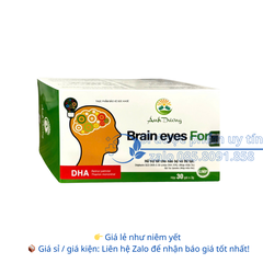 Cốm bổ não Brain Eyes For giúp hỗ trợ tốt cho não bộ và thị lực hộp 30 gói