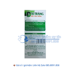 Viên uống đại tràng Mộc Hoa Trắng giảm đau bụng giúp tiêu hóa khỏe ngăn ngừa đại tràng nặng hộp 30 viên
