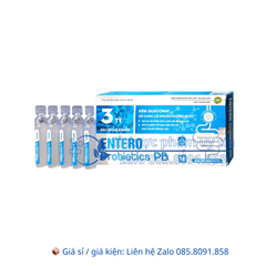 Men Entero Probiotics PB giúp bổ sung lợi khuẩn đường ruột giảm rối loạn tiêu hóa hộp 20 ống