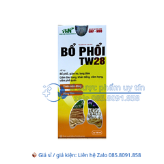 Siro Bổ Phổi TW28 giảm ho, long đờm, giảm đau họng, khản tiếng, viêm họng, viêm phế quản hộp 100 ml