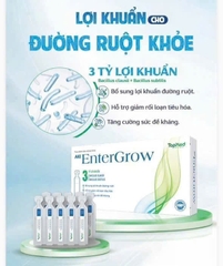 (Mua Sỉ Liên Hệ Zalo) Men Vi Sinh AKI Enter Grow giúp bổ sung lợi khuẩn đường ruột giảm rối loạn tiêu hóa hộp 20 ống