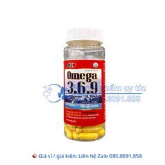 Viên uống Omega 3.6.9 Slaska giúp tăng cường thị lực, tốt cho tim mạch hộp 100 viên