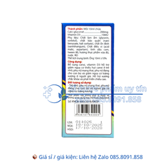 Siro Calcimax D3 giúp xương chắc khỏe và phát triển chiều cao hộp 20 ống